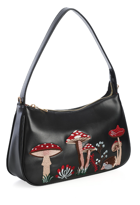 Tasche Woodland Hippie Vibes, schwarz