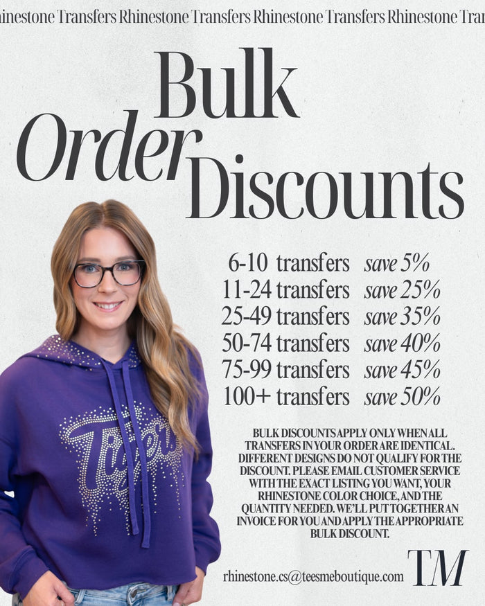 Teach Love Inspire Apple SS16 RHINESTONE TRANSFER