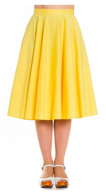 Tellerrock Paula, Gelb, Plus Size