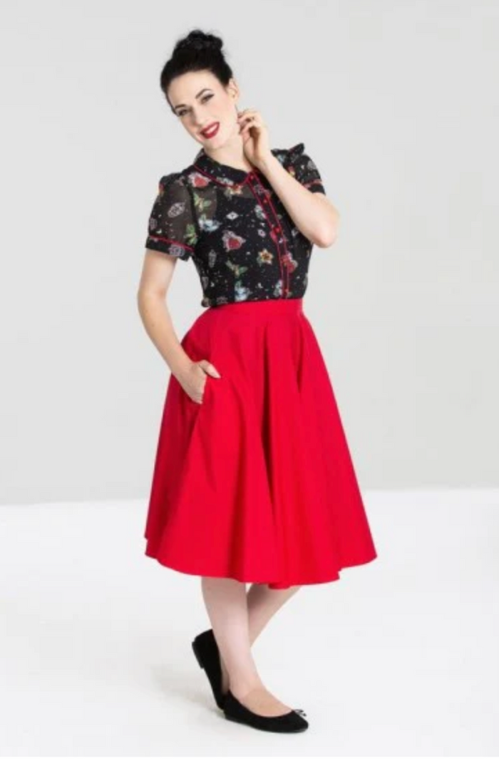 Tellerrock Paula, Rot, Plus Size