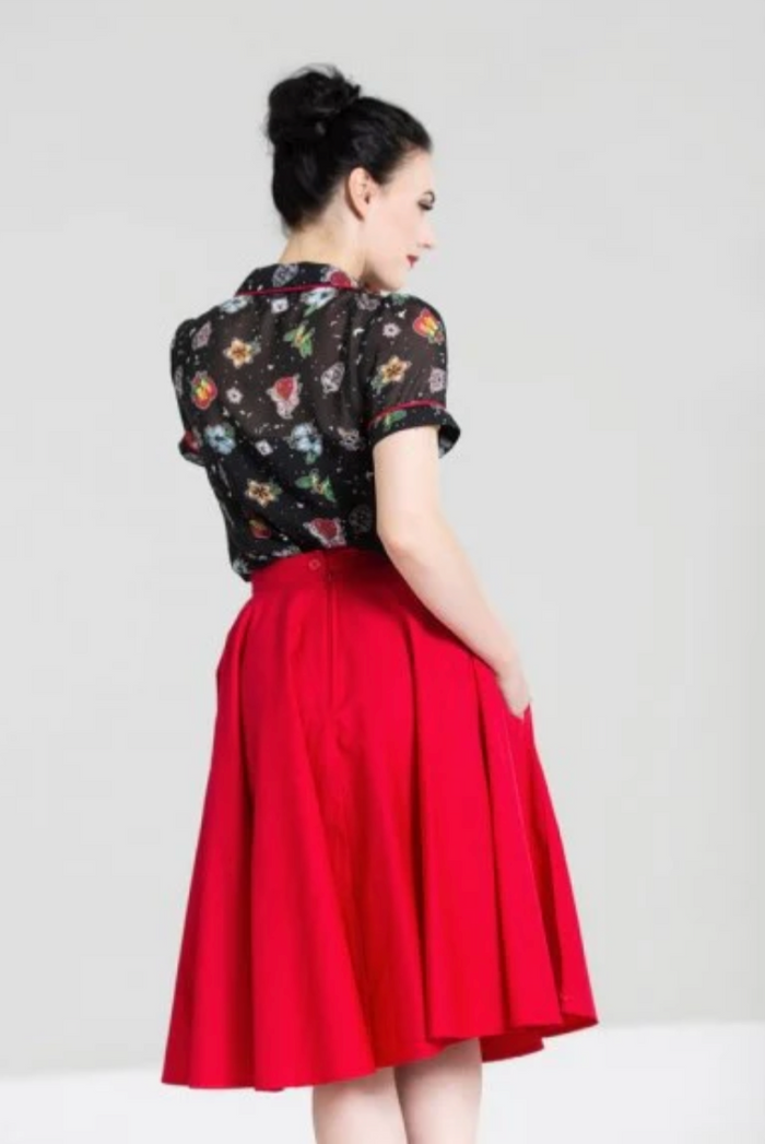 Tellerrock Paula, Rot, Plus Size