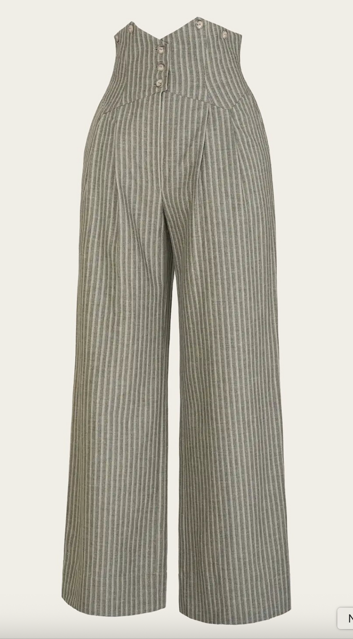 The Miss Fancy Pants Slacks, Gün gesterift Herringbone