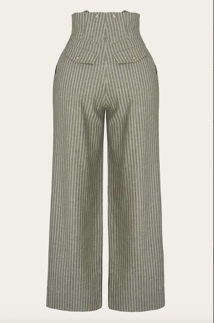 The Miss Fancy Pants Slacks, Gün gesterift Herringbone
