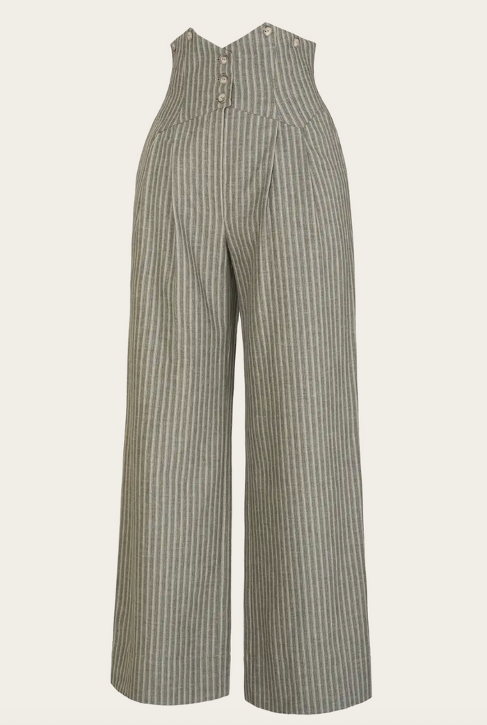 The Miss Fancy Pants Slacks, Gün gesterift Herringbone