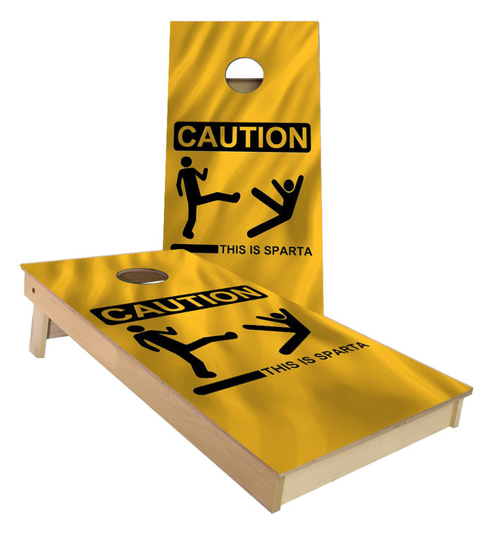 This is Sparta Cornhole Boards