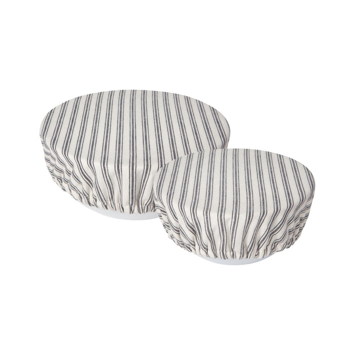 Ticking Bowl Covers Set of 2