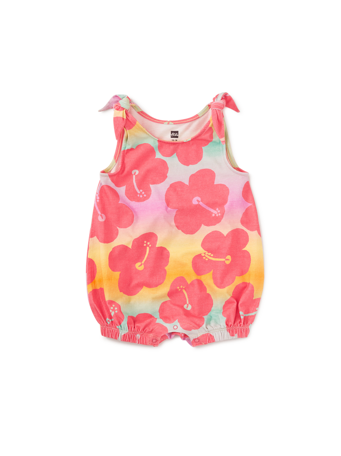 Tie Shoulder Baby Romper