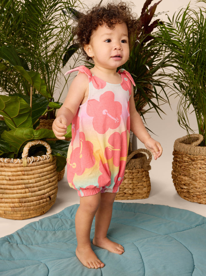 Tie Shoulder Baby Romper