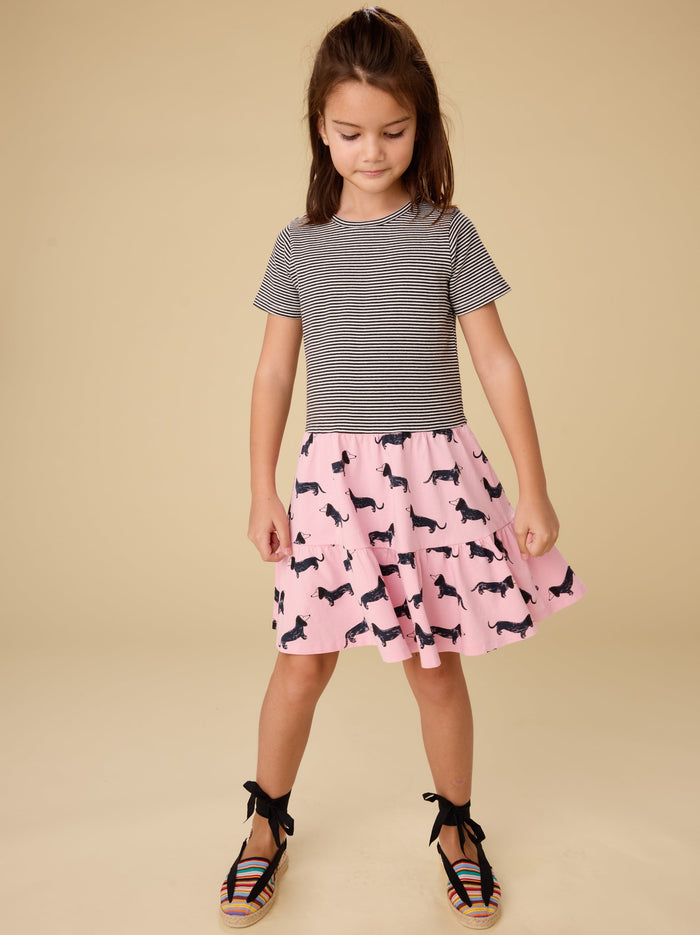 Tier Skirted Twirl Dress