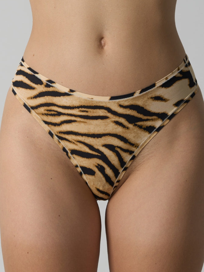 Tiger Stripes Print Panties