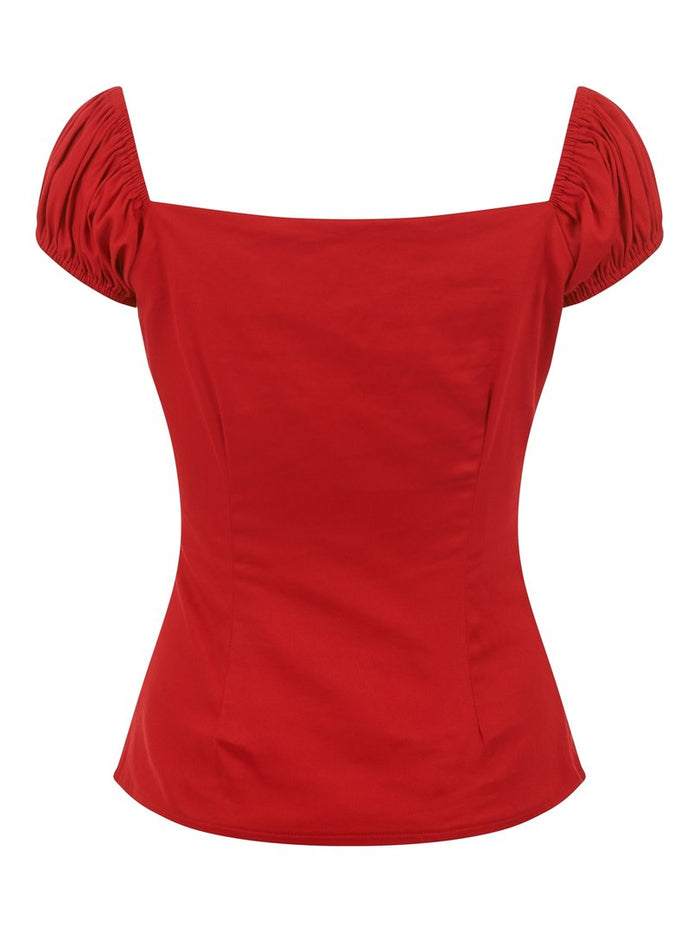 Top Dolores, Rot, Plus Size