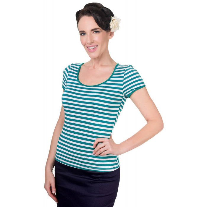 Top Gina, grün, petrol oder navy Plus Size