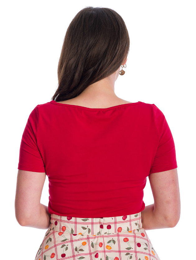 Top Rose Jersey, rot