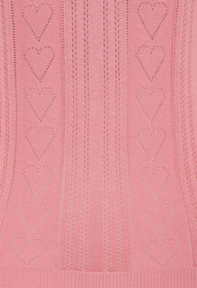 Top Ruby Heart, Feinstrick , Rosa