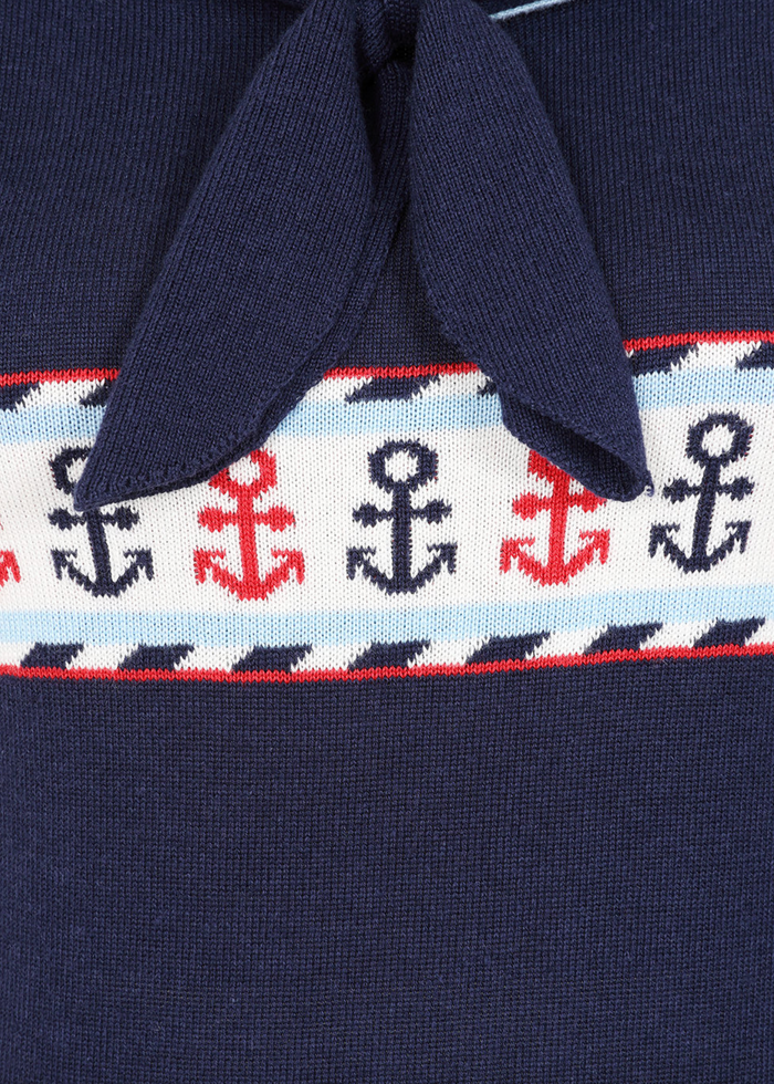 Top Sailor Sophie mit Ankermotiv, Navy