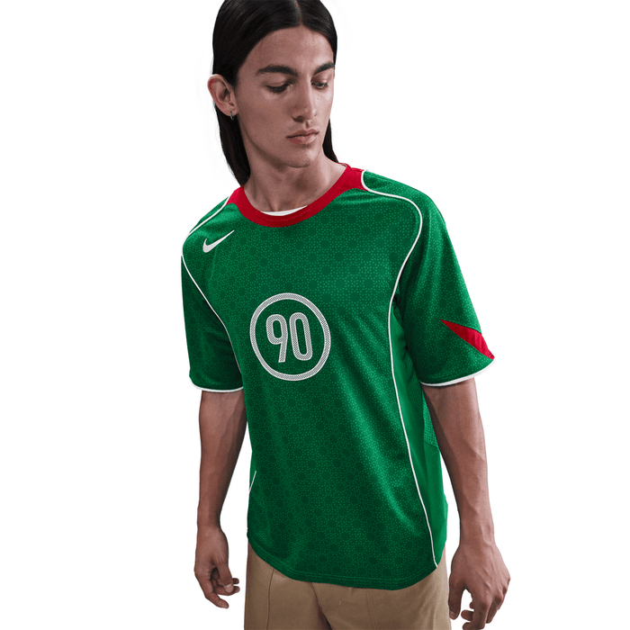 Nike Total 90 Dri-Fit Soccer Jersey Classic Green Sport Red