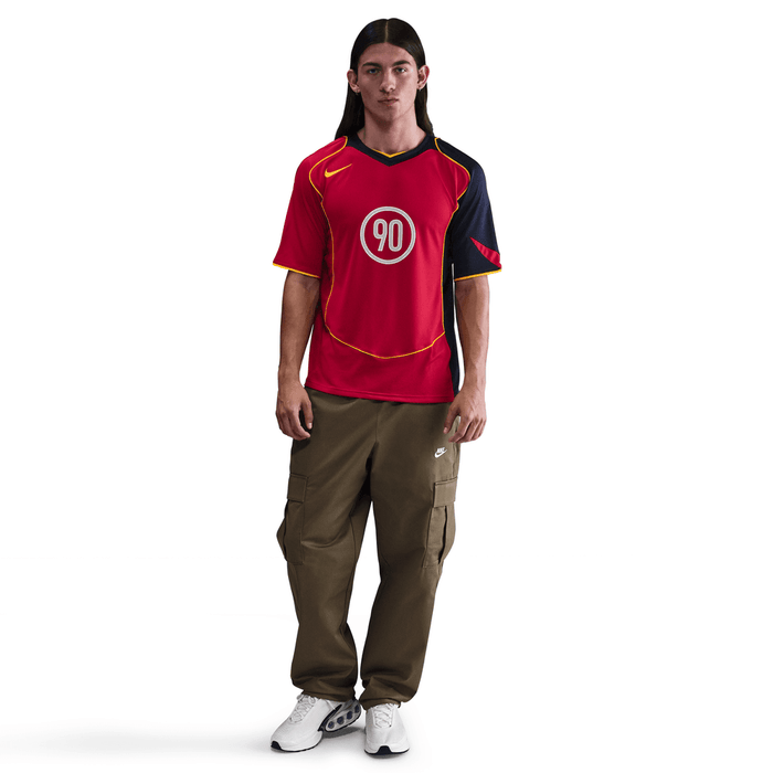 Nike Total 90 Dri-Fit Soccer Jersey Gym Red Midnight Navy