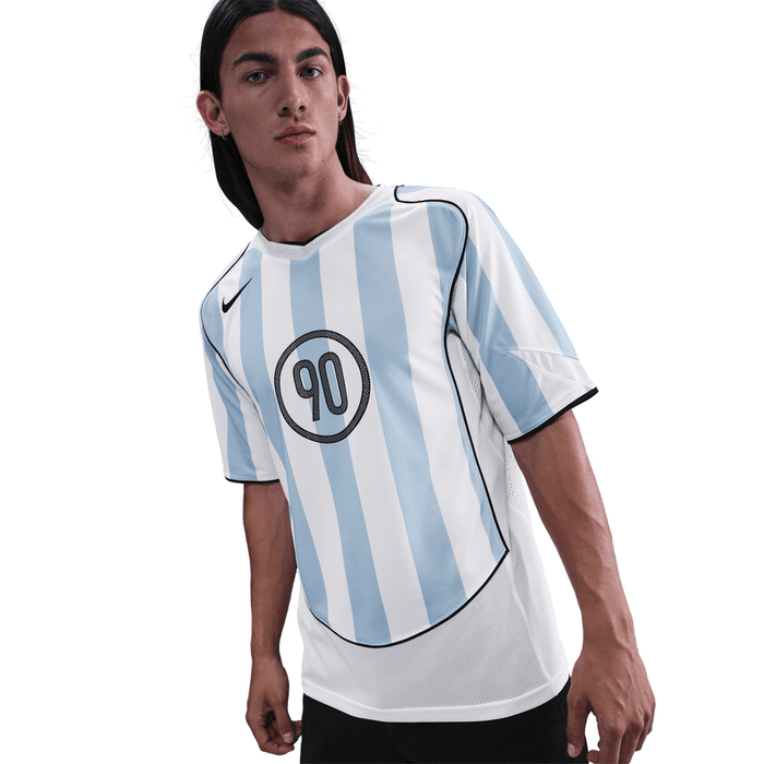 Nike Total 90 Dri-Fit Soccer Jersey Psychic Blue White