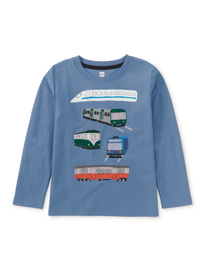 Trains Trains Trains Graphic Tee