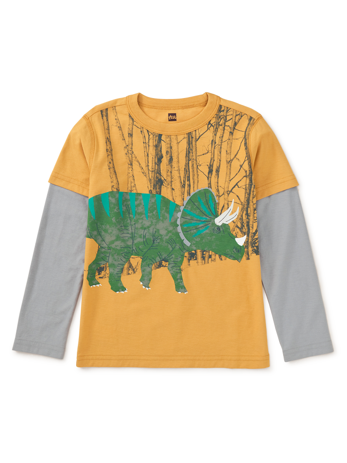 Triceratops Layered Tee