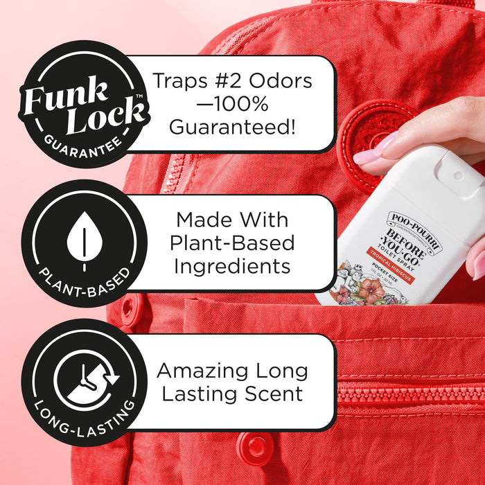 Tropical Hibiscus | Poo~Pourri  Pocket Sprayer