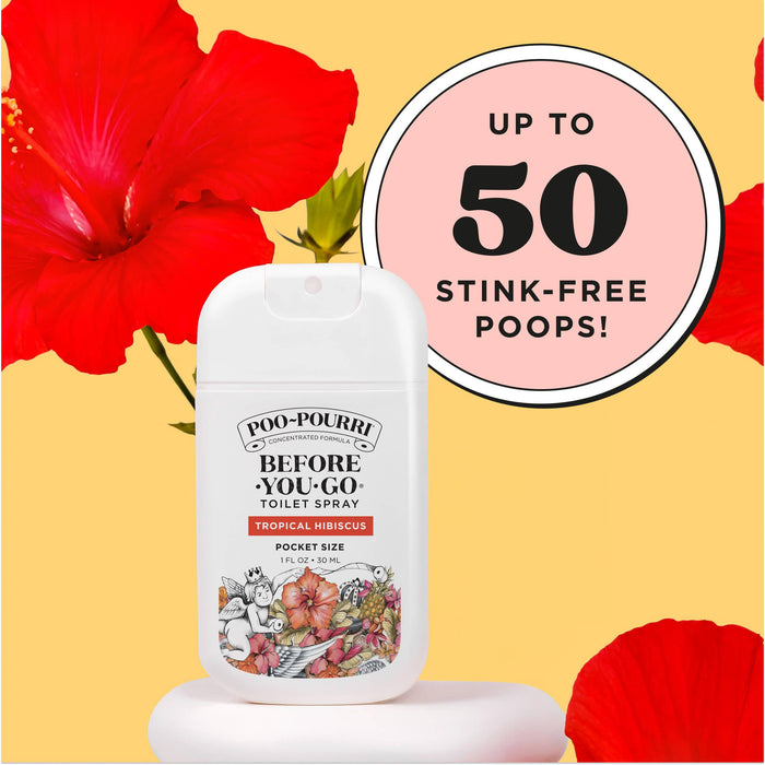 Tropical Hibiscus | Poo~Pourri  Pocket Sprayer