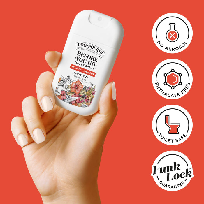 Tropical Hibiscus | Poo~Pourri  Pocket Sprayer