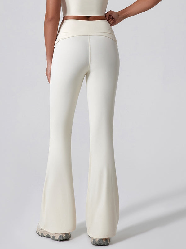 Twist Flare Hip-lift Leggings