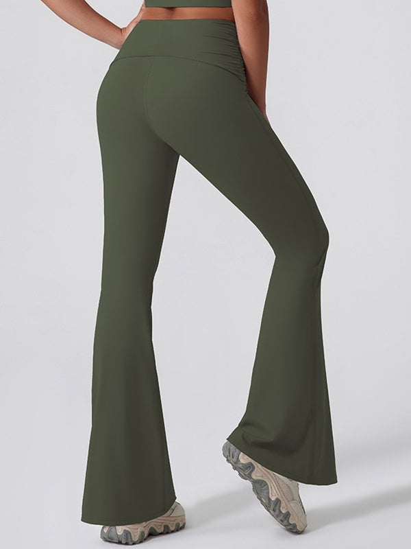 Twist Flare Hip-lift Leggings