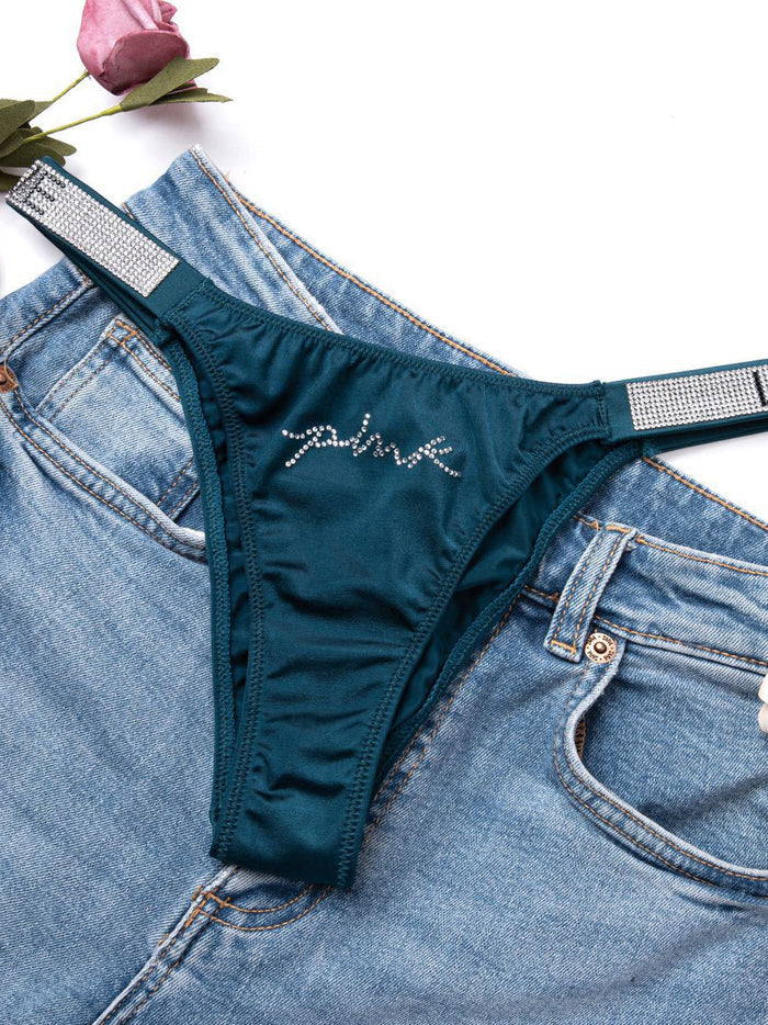 V Back Dazling Diamond Panties