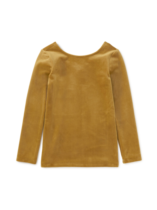 Velour Long Sleeve Slim Fit To