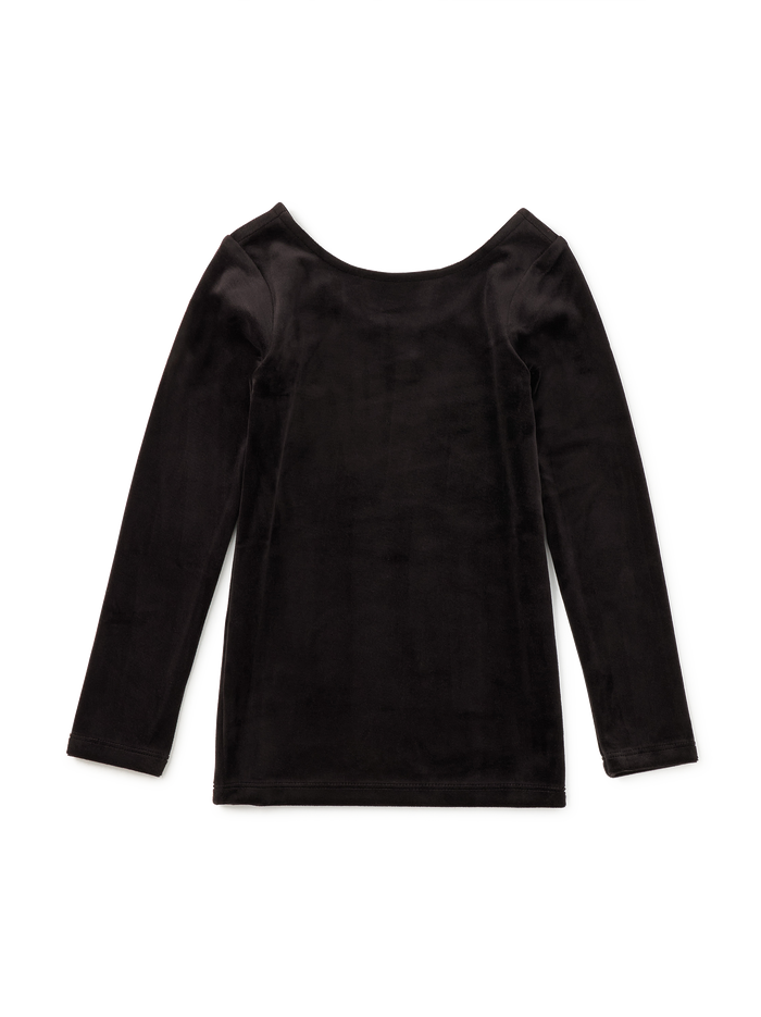 Velour Long Sleeve Slim Fit To