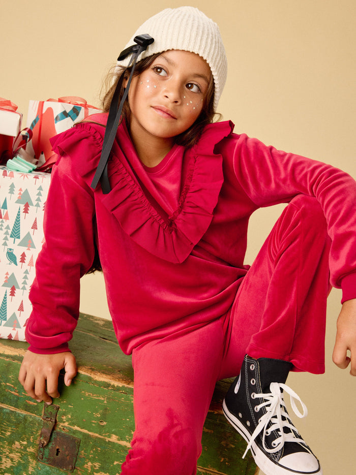 Very Velour Flare Pants