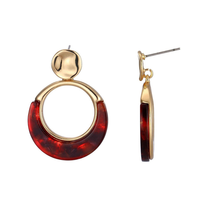 Vintage Loops, Ohrstecker Ibriza: Rot