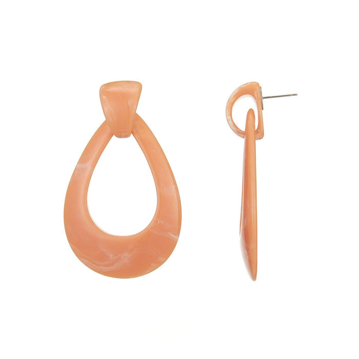 Vintage Ohrstecker Evelyne: Rosa