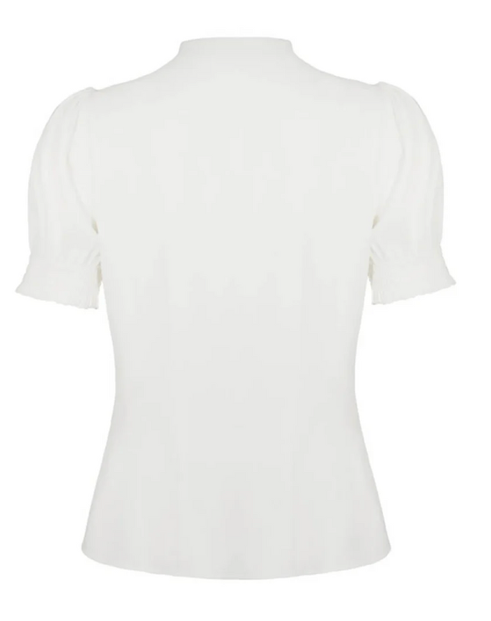 Vintage Schluppenbluse Turner, Ivory