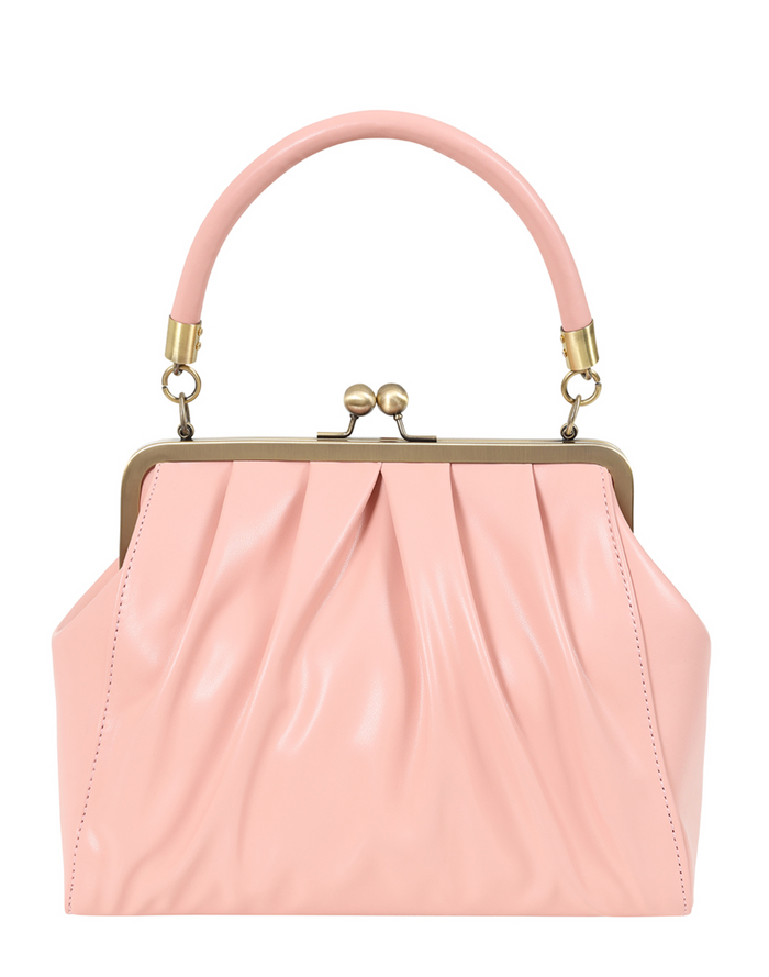 Vintage Tasche mit Schultergurt , Scarlett Frame , Rosa