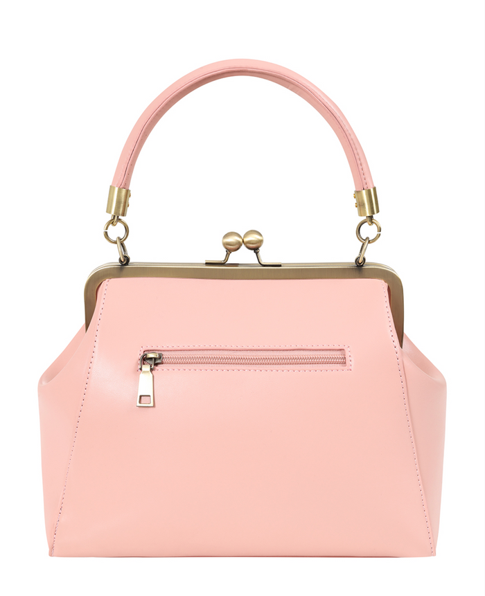 Vintage Tasche mit Schultergurt , Scarlett Frame , Rosa