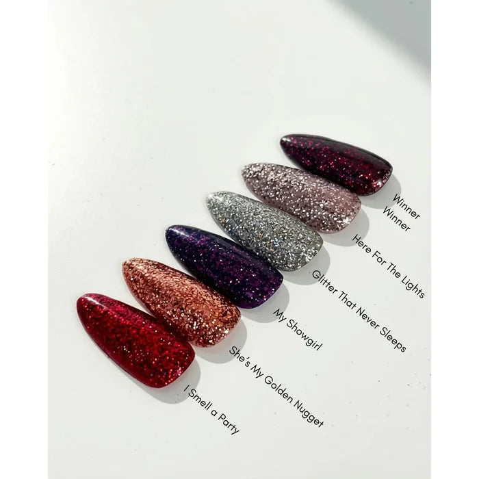 Viva Las Vegas Collection, P+ GLITTER GEL POLISH PACK