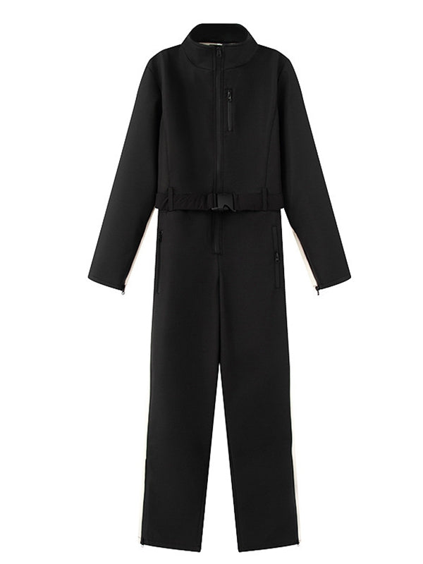 Waterproof Warm Zipper Ski Jumpsuit