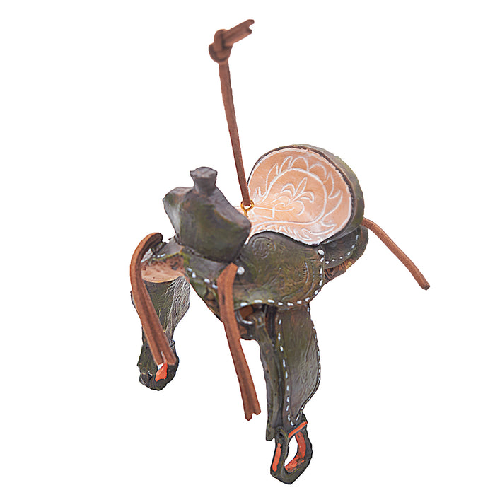 A Western Saddle Ornament.