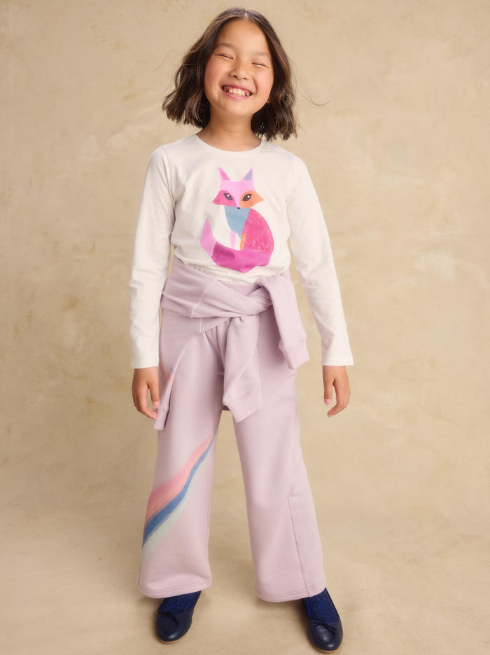 Wide Leg French Terry Pants