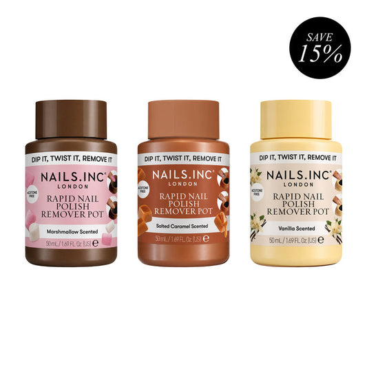 Winter Scents Rapid Nail Polish Remover Pot Trio