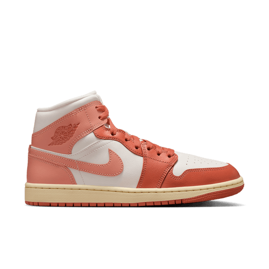 Women's Air Jordan 1 Mid Sail Light Madder Root