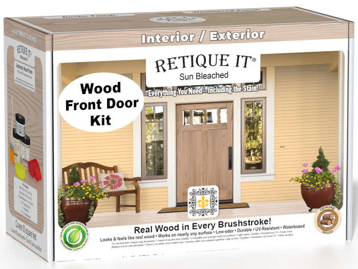 Wood'n Finish Front Door Kit - Sun Bleached — box hero