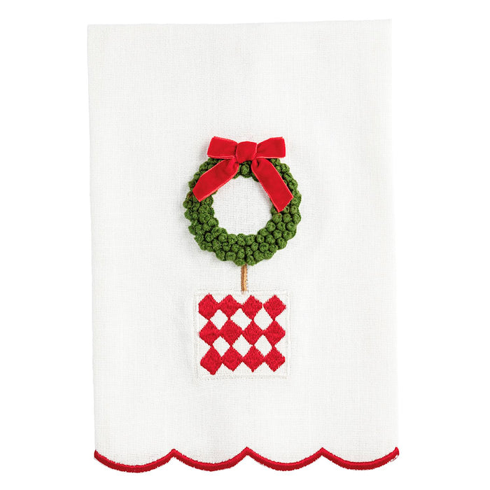 Wreath Tree Topiary Towel