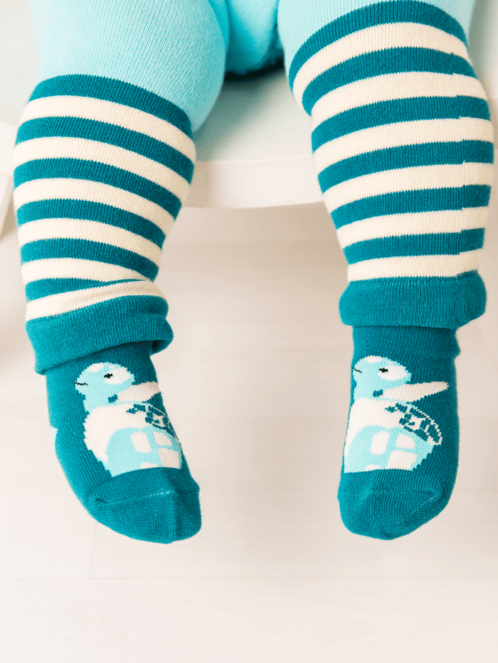 WWF Organic Sea Turtle Socks - Blade & Rose UK
