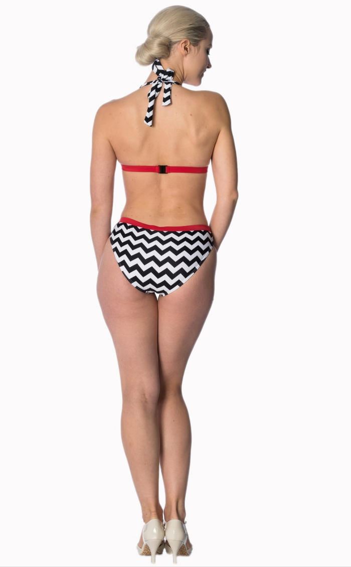 Zick-Zack-Bikini Coffee im Retro-Stil